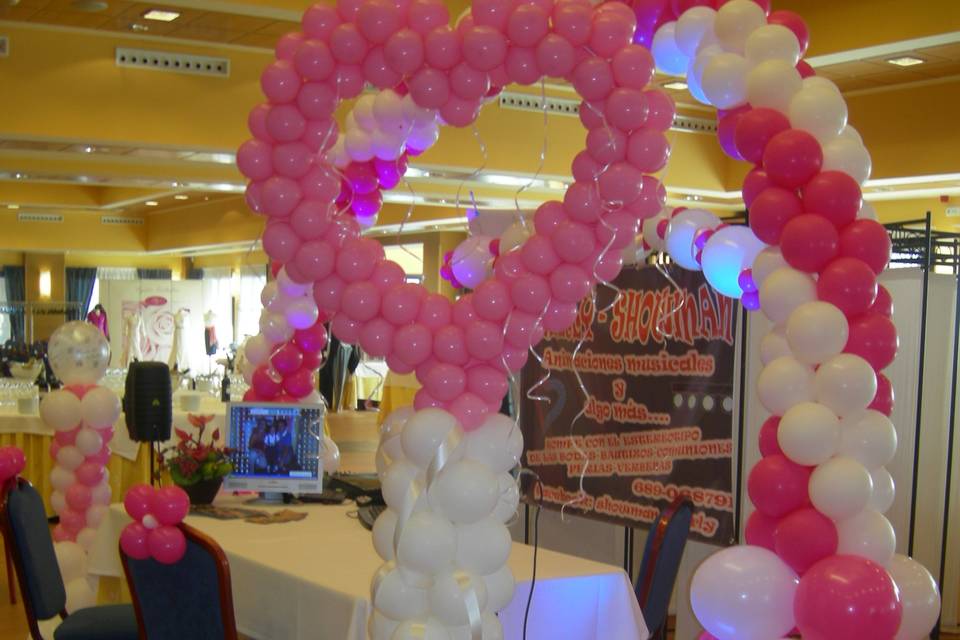 Decoración con globos