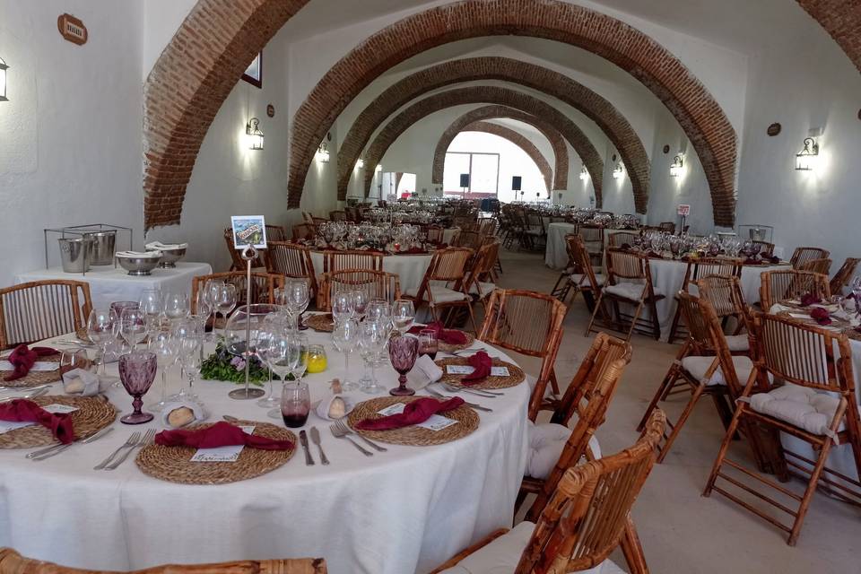 Salón cerrado de bodas