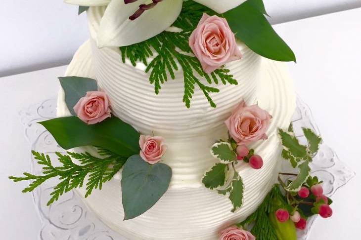 Tarta floral