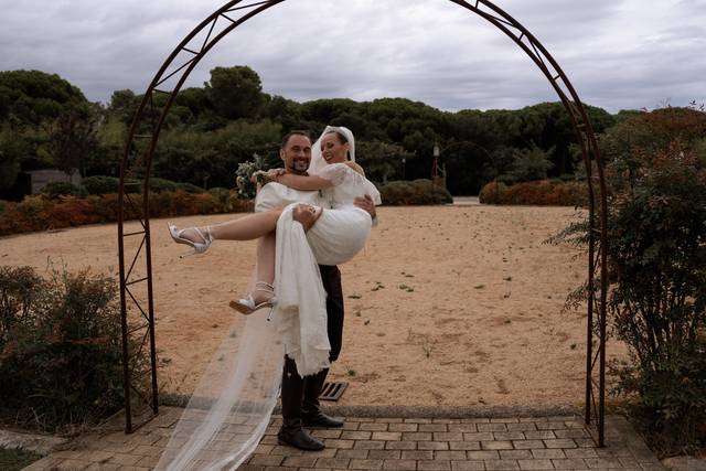 Sesión de fotos de boda