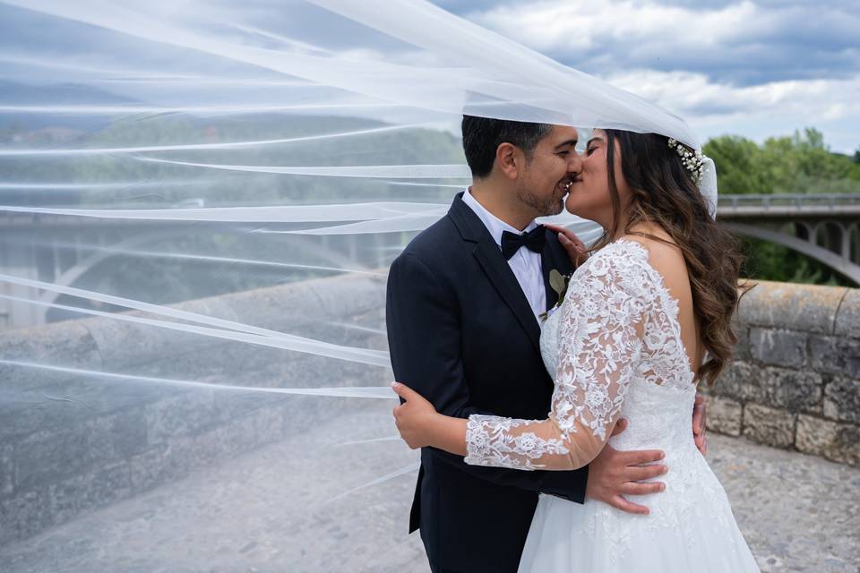 Sesión de fotos de boda
