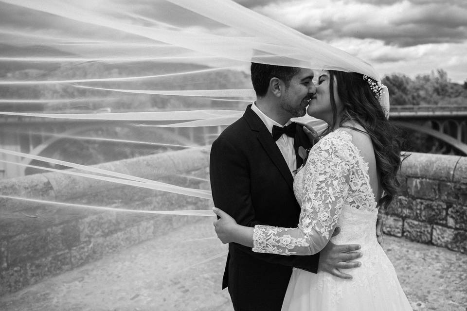 Sesión de fotos de boda