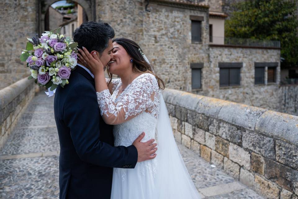 Sesión de fotos de boda