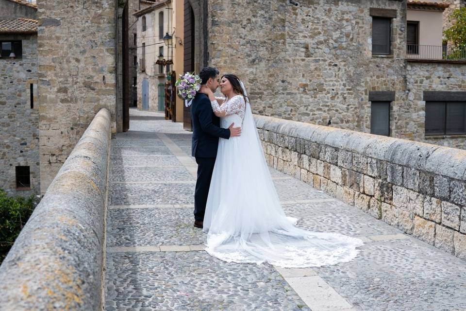 Sesión de fotos de boda