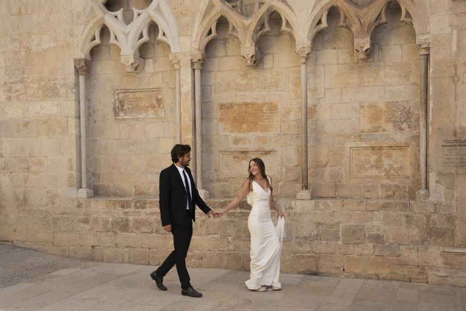 Sesión de fotos de boda