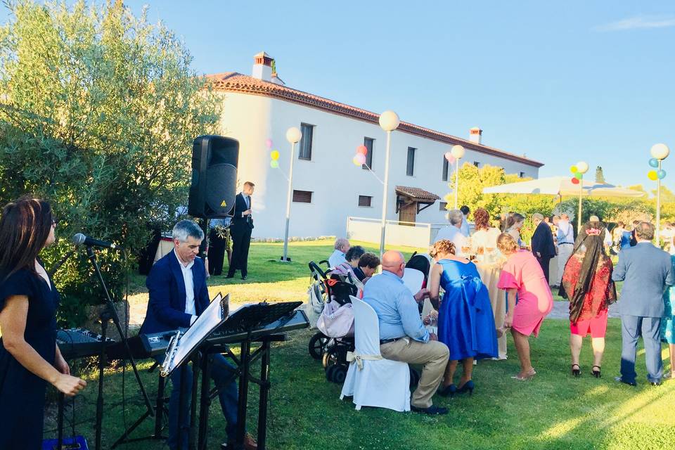 Ceremonia civil de Marian y Pedro