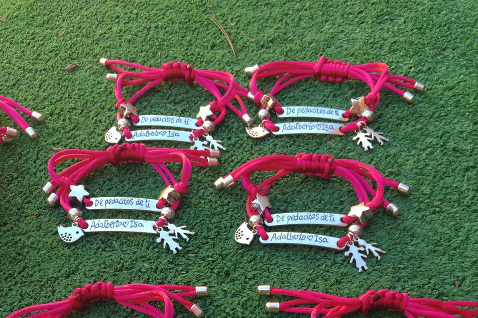 Pulseras personalizadas