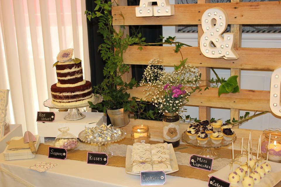 Cakepops y dulces para boda