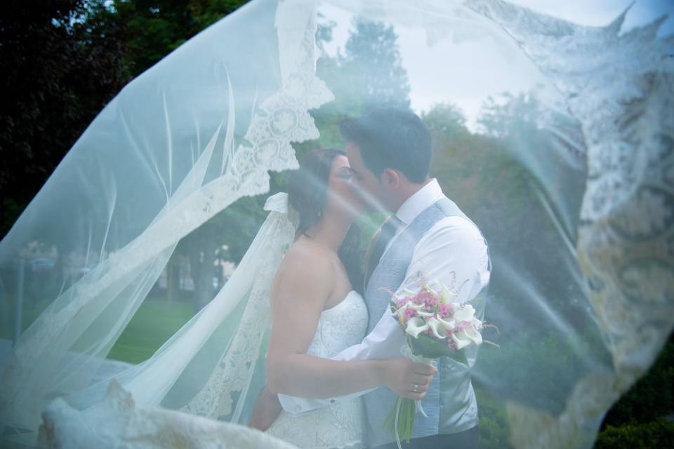 Mantilla al vuelo