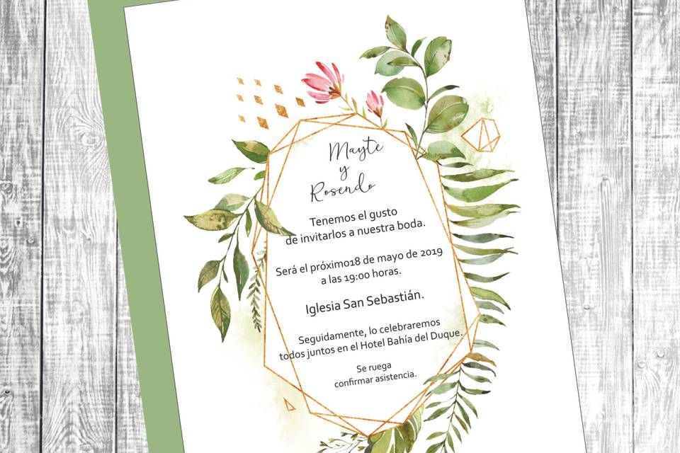 Invitación Boda