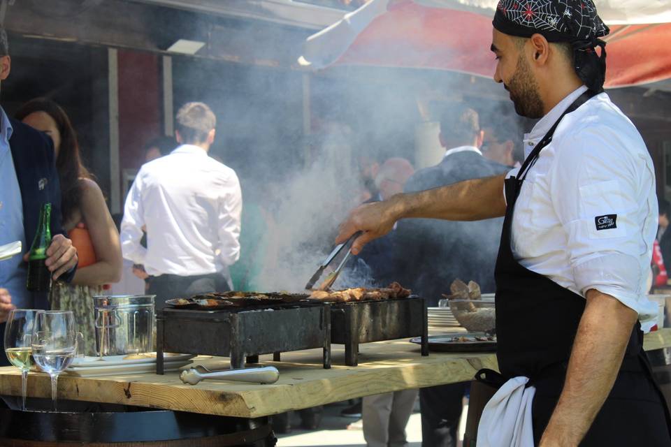 Parrilla del cóctel