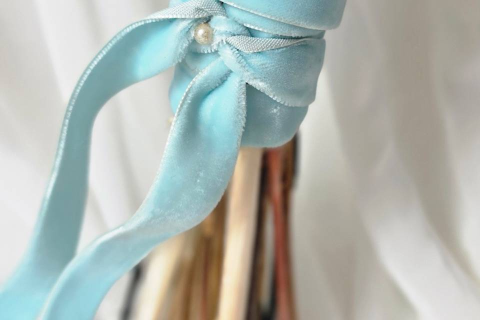 Detalle mango de ramo de novia