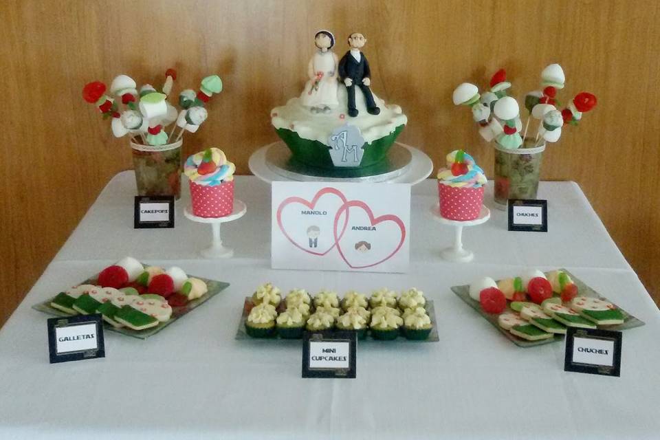 Mesa dulce de boda