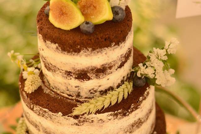 Tarta de boda de rosas