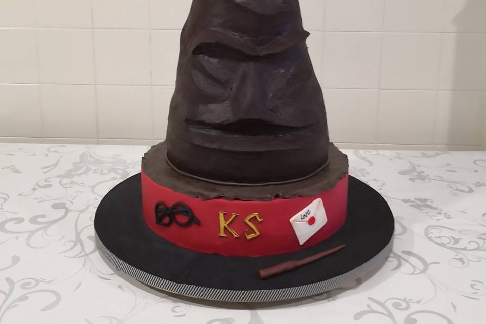 Tarta sombrero Harry Potter