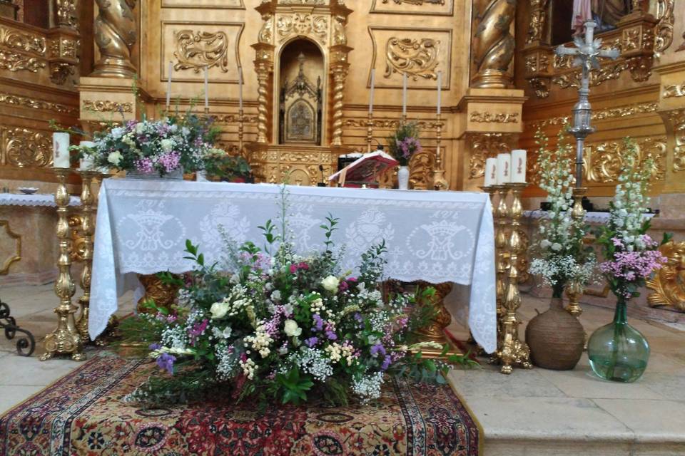 Decoración del altar