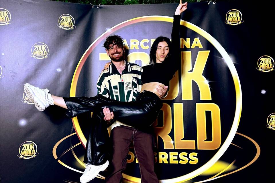 Raquel en congreso de baile