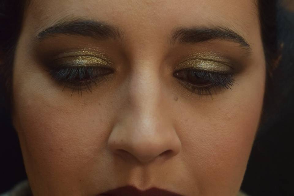 Maquillaje novia noche