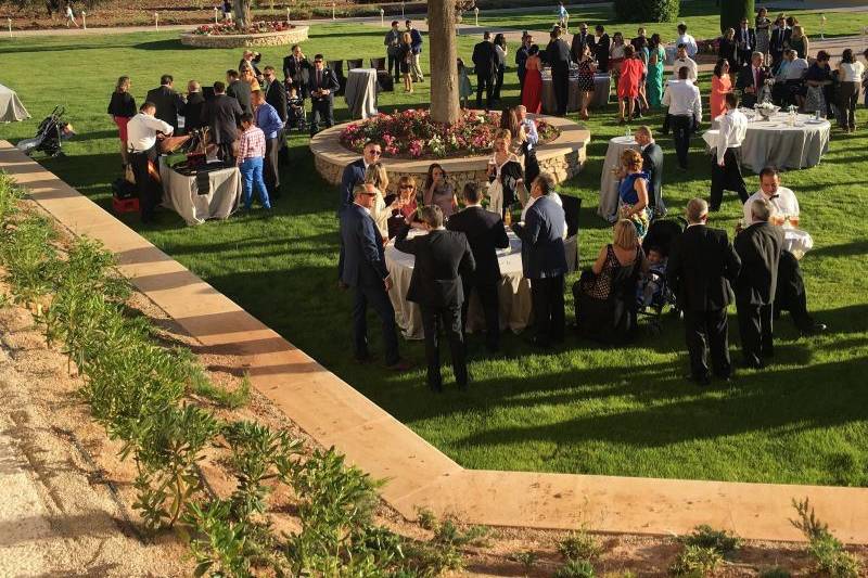 Boda en el jardín