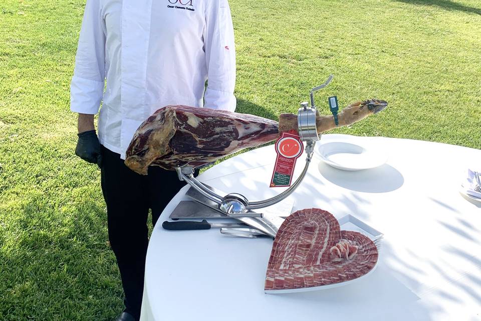 Corazones y jamón