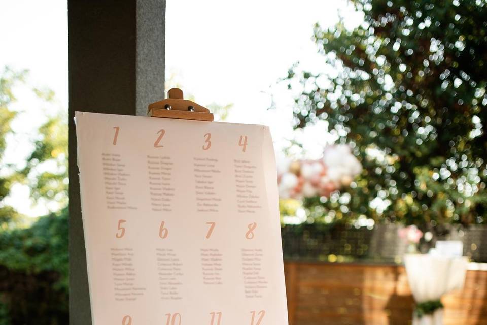 Seating Plan