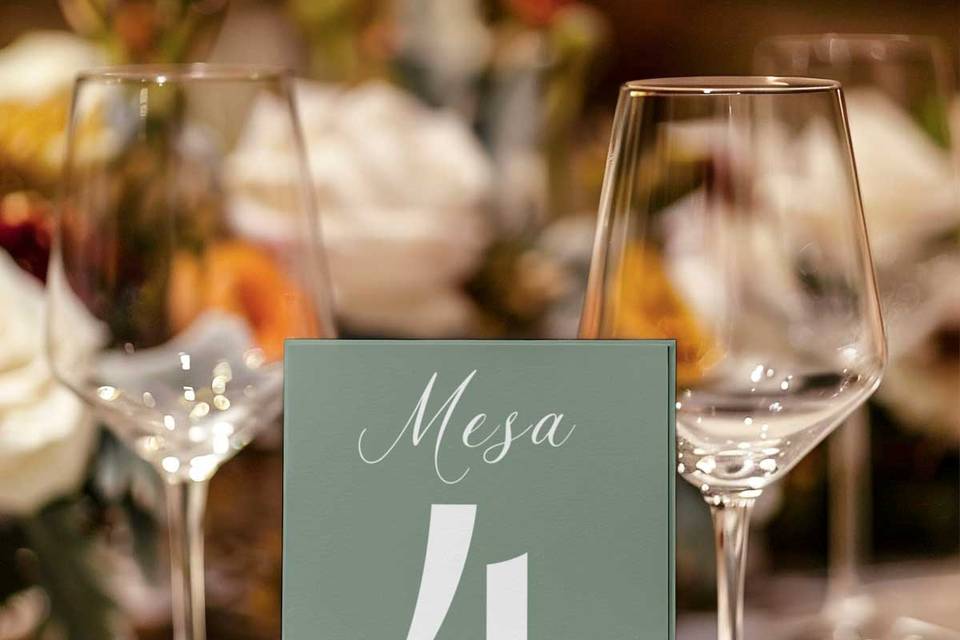 Número de mesa