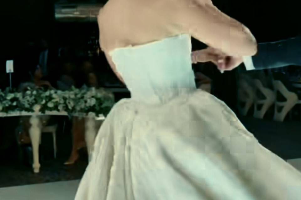 Giro de la novia en el baile