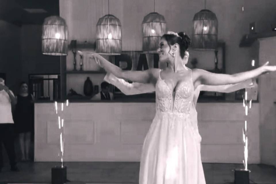Momento inicial del baile 💘