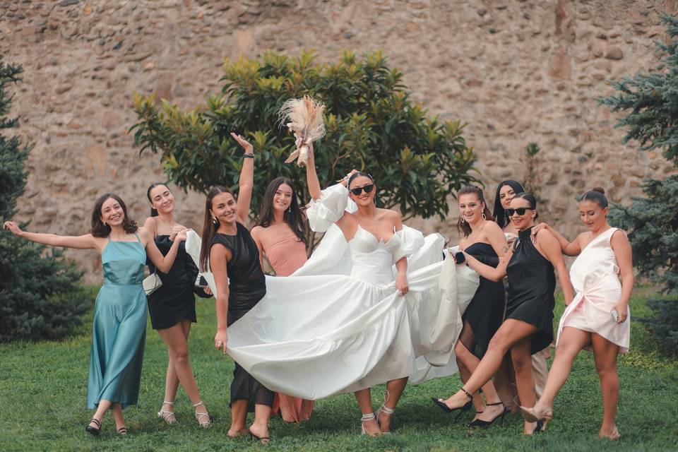 Parte del baile de la novia