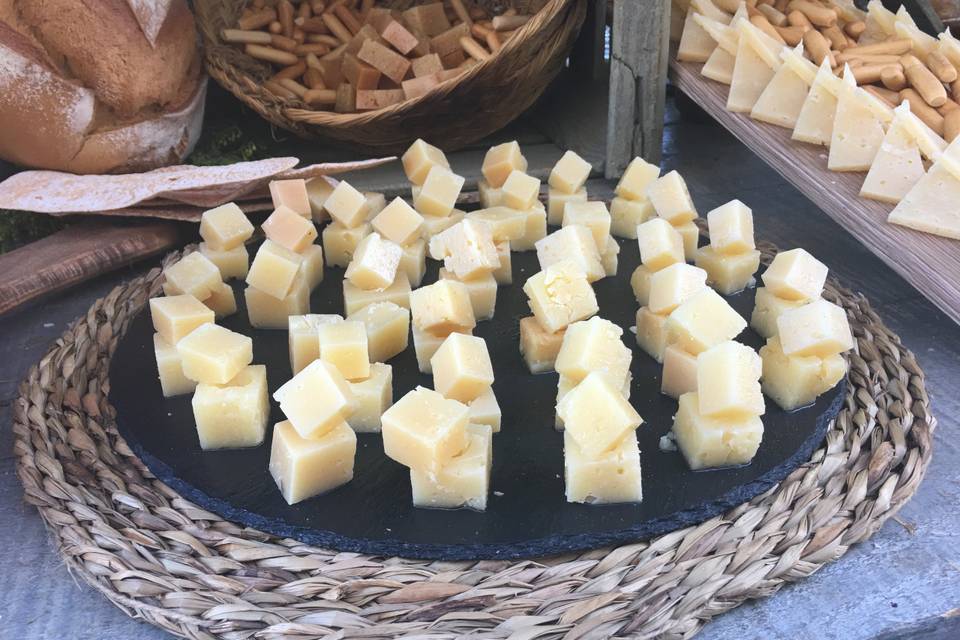 Valle de Aras - Buffet de quesos