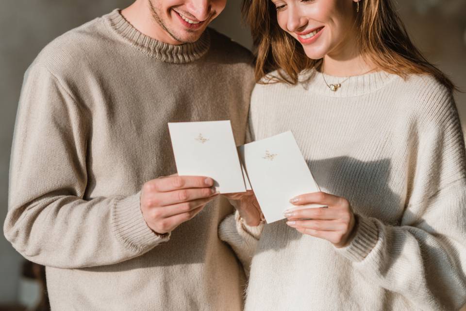Invitación clásica boda