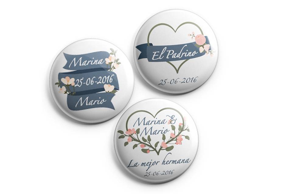 Chapas para bodas