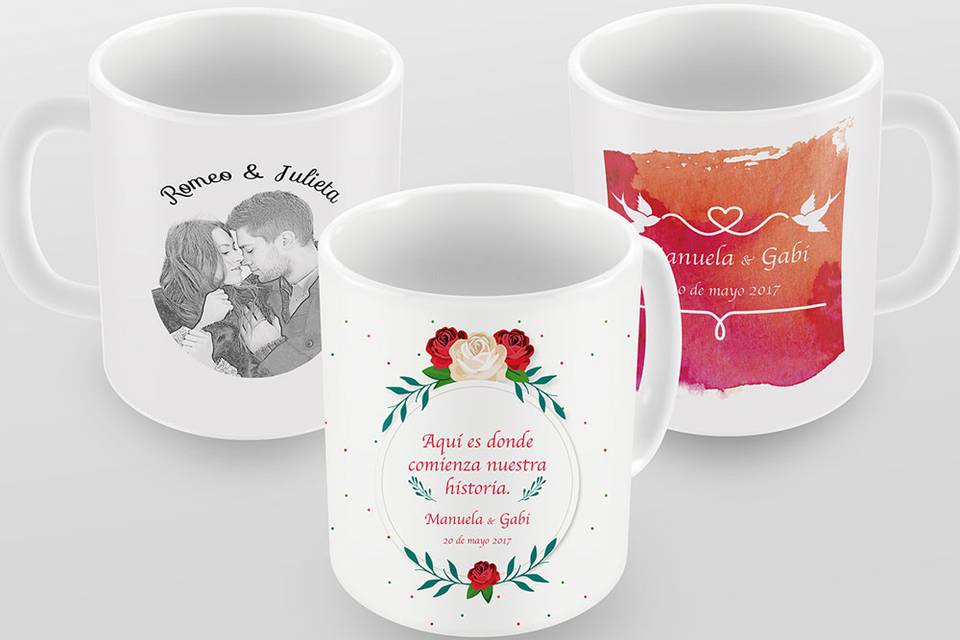 Tazas para bodas