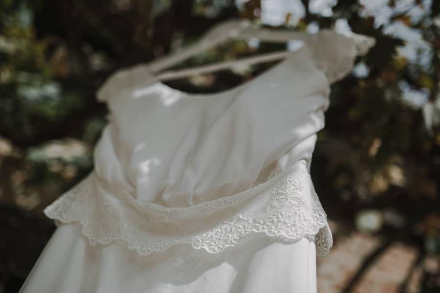Detalle del vestido