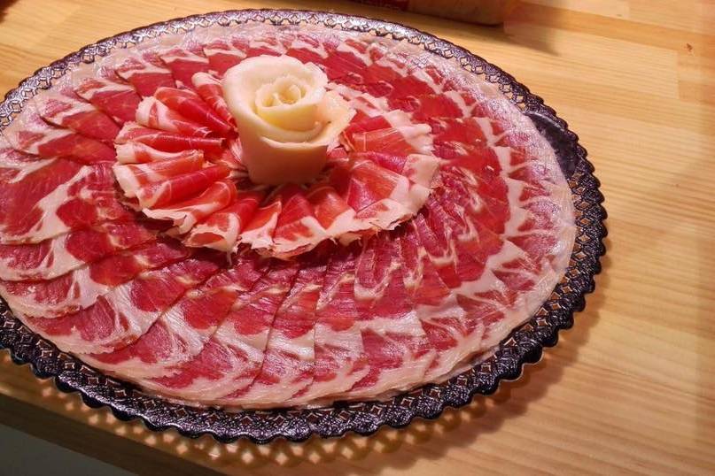 Plato de jamón