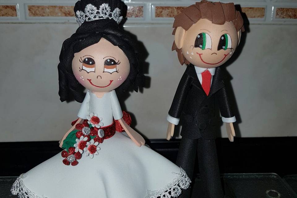 Parejas de novios para tartas