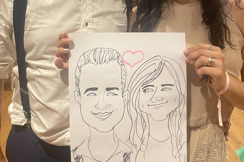 Caricatura Pareja