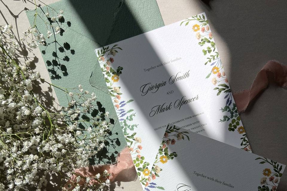 Invitación floral