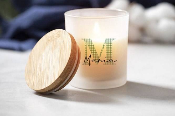 Velas con inicial