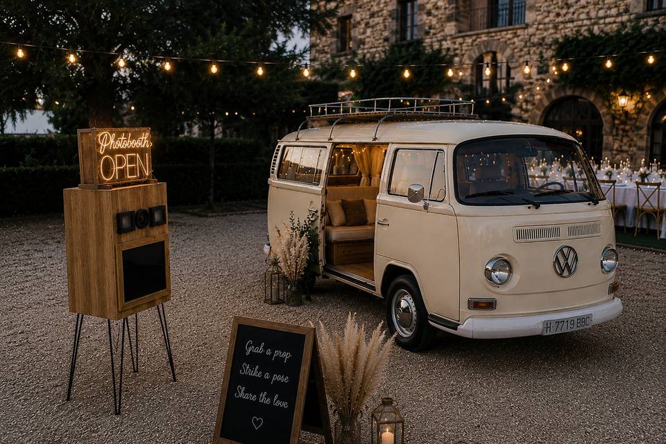 Fotomatón furgo vw t2
