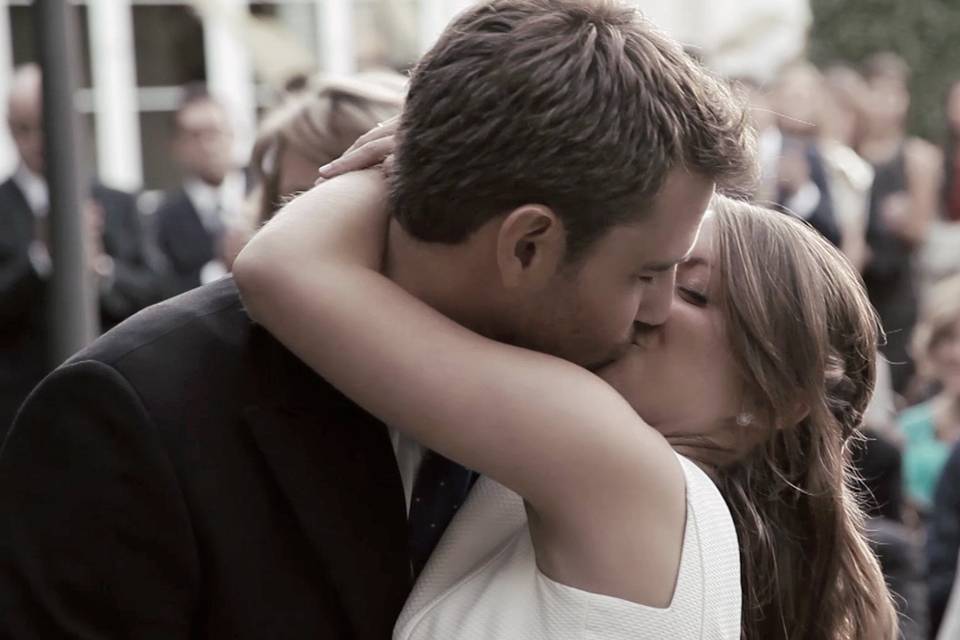 Fotograma de vídeo de boda