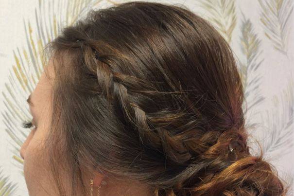 Recogido con trenza