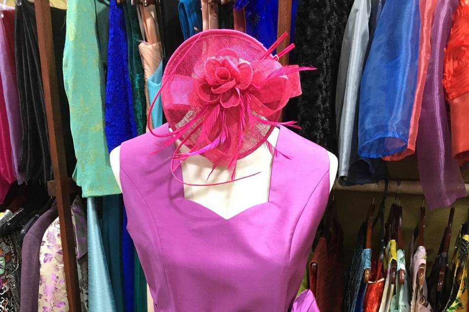 Vestido fucsia