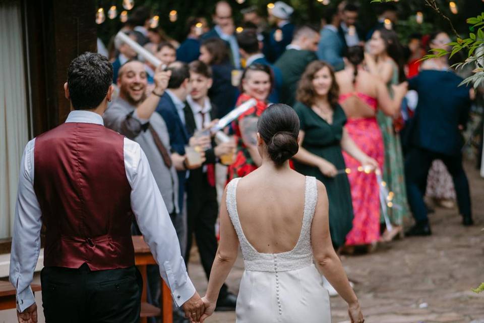 Entrada al baile