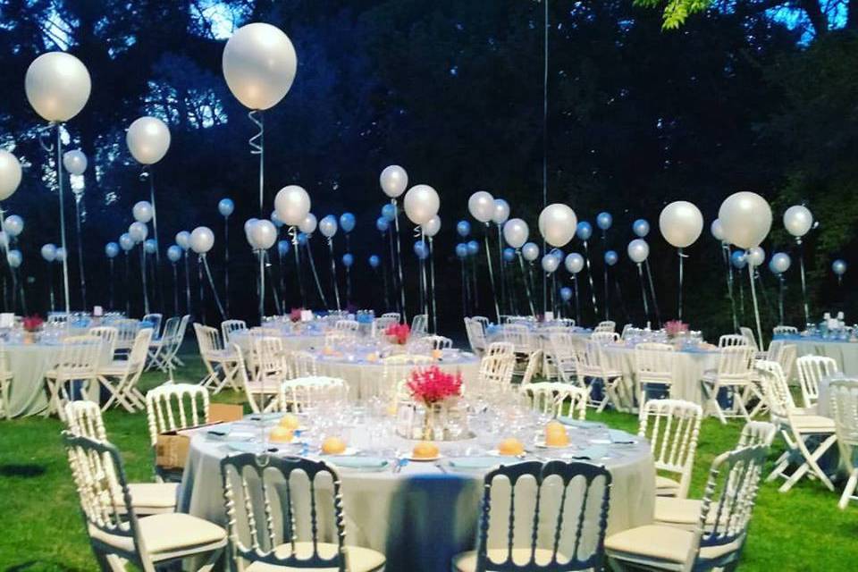 Decoración con globos