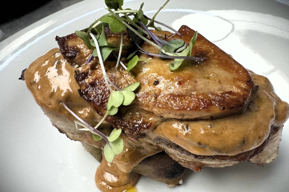 Solomillo con foie