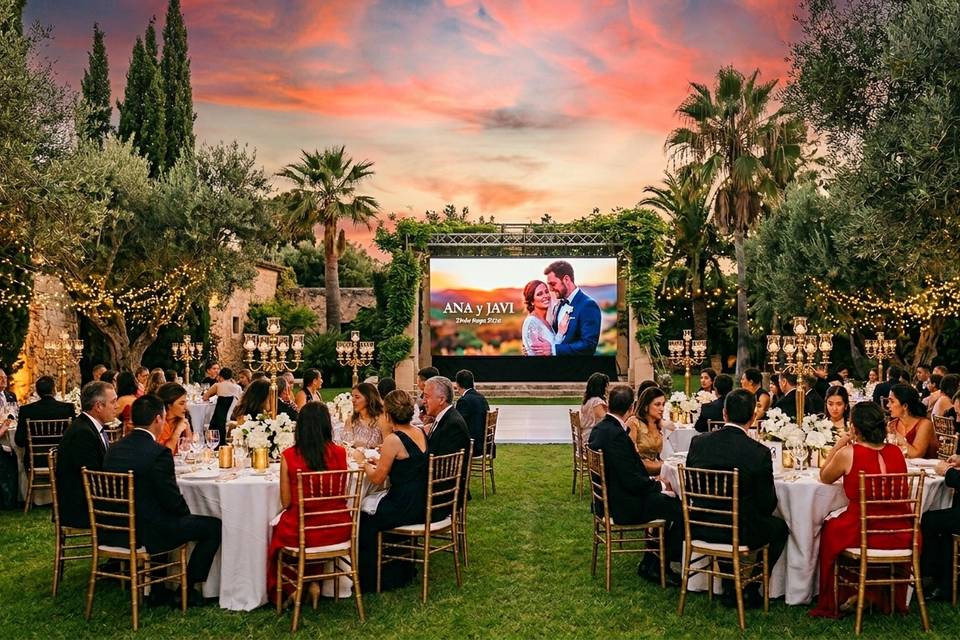 Boda de exterior