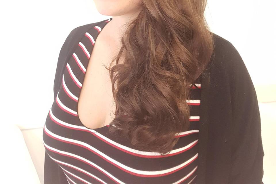 Maquillaje y ondas