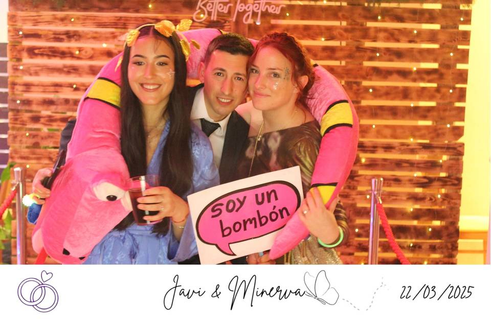 Boda javi y minerva