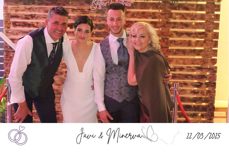 Boda javi y minerva
